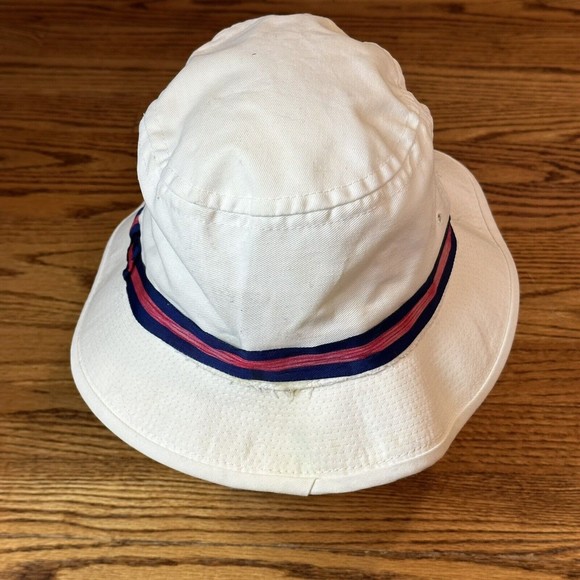 Vintage‎ Mullet Nay Resort Hat Woman’s One Size Made In USA Bucket Hat White - Picture 6 of 12